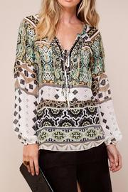  Emilia Silk-chiffon Top