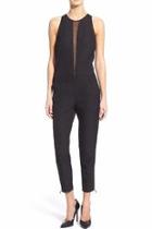  Tuxedo Sleeveless Jumpsuit