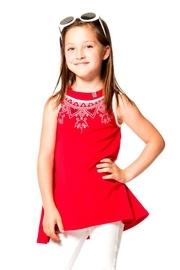  Red Sleeveless Tunic