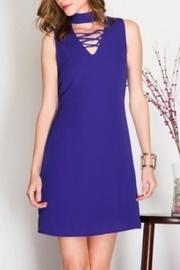  Crossed-out Choker Dress
