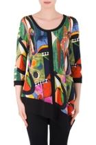  Multicolored Pattern Top