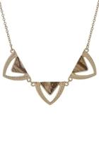  Triangle Statement Necklace