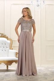  Mocha Long Dress