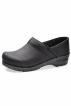  Black Oiled Leather Clog