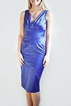  Blue Fitted Dress