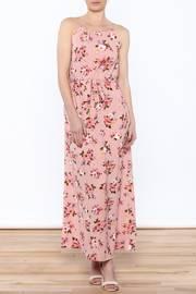  Mauve Floral Maxi Dress