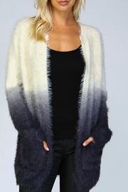  Ombre Shaggy Cardigan