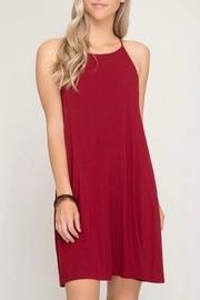  Knit Halter Dress