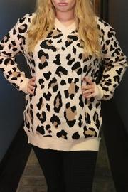  Oversized Leopard Sweater