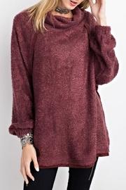  Cowl Neck Pullover Sweater