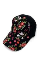  Floral Embroidery Hat