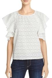  Tiered Cold Shoulder Top