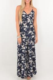  Navy Floral Jumpsuit