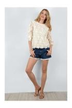  Knotted Sleeve Top