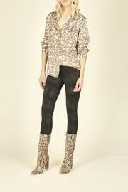 Leopard Lace-back Shirt