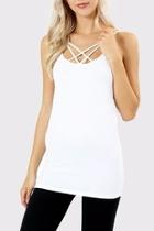 White Caged Cami