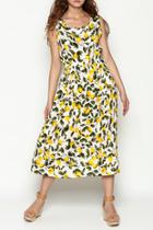  Lemon Maxi Dress