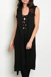  Chiffon Duster Vest