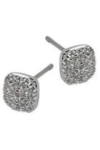  Pave Square Earring