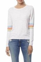  Rainbow Stripe Sweater