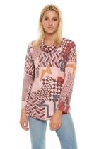  Geo Cowl Sweater