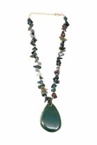  Green Agate Necklace