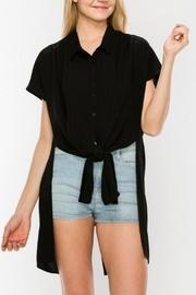  Black Hi-low Top