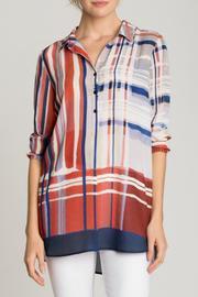  Painted Plaid Top