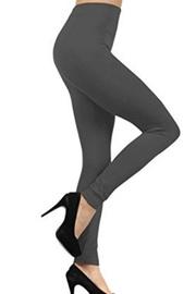 Charcoal Faux-fur-lined Leggings