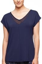  Silk Trimmed Tee
