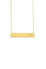  Initial Bar Necklace