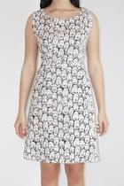  Face Print Dress
