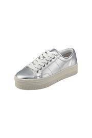 Silver Low Top Sneakers