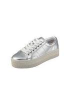  Silver Low Top Sneakers