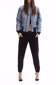  Gene Metallic Bomber Jacket
