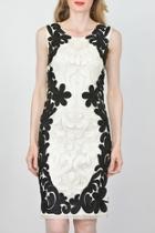  Soutache Accent Dress