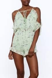  Sage Floral Romper