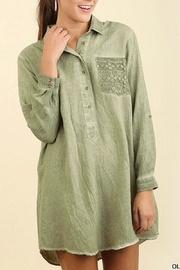  Olive Pocket Dress
