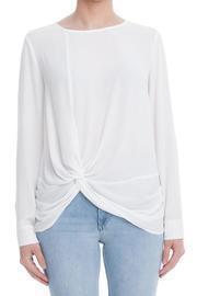  Knotted Woven Top