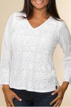  Cotton Embroidered Top