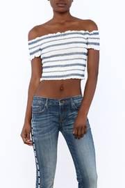  Off Shoulder Smock Top
