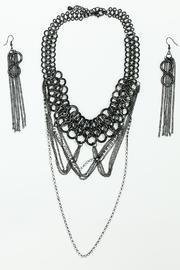  Chain Necklace Earing Set