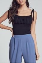  Milkmaid Ruched Top