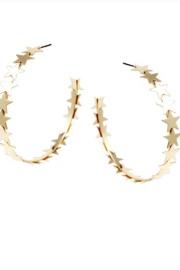  Starburst Hoop Earrings