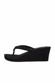  Black Rhinestone Flip Flop