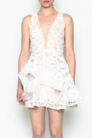  White Layered Dress