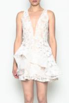 White Layered Dress
