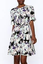  Abstract Tie Dress
