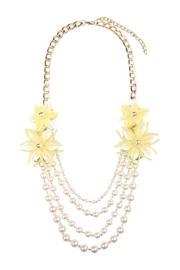  Pearl Floral-accent Necklace