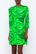  Green Wave Dress